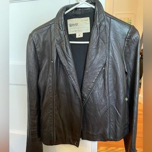 Leather jacket, size P (like xs)